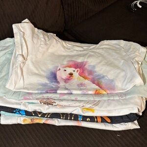 Kids Polar Bear Pajama Set - White